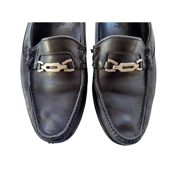ALLEN EDMONDS Men\'s Black Buckle Bit Slip On Driving Loafer Size 11 D Amazonas main image 9